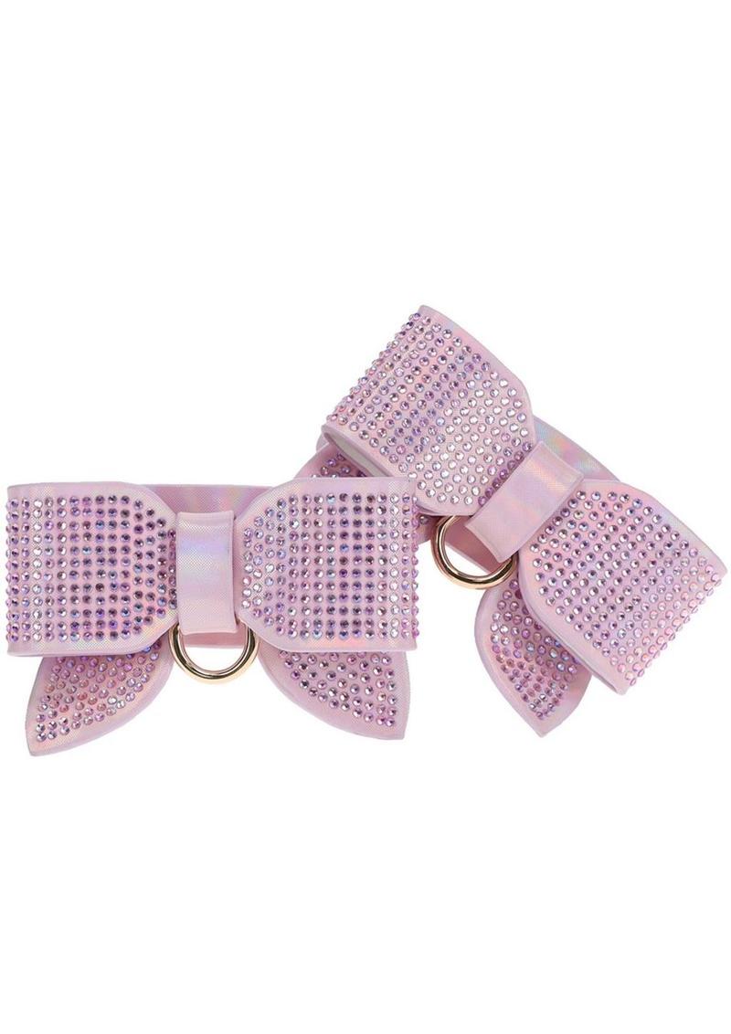 Paris pink leg cuffs