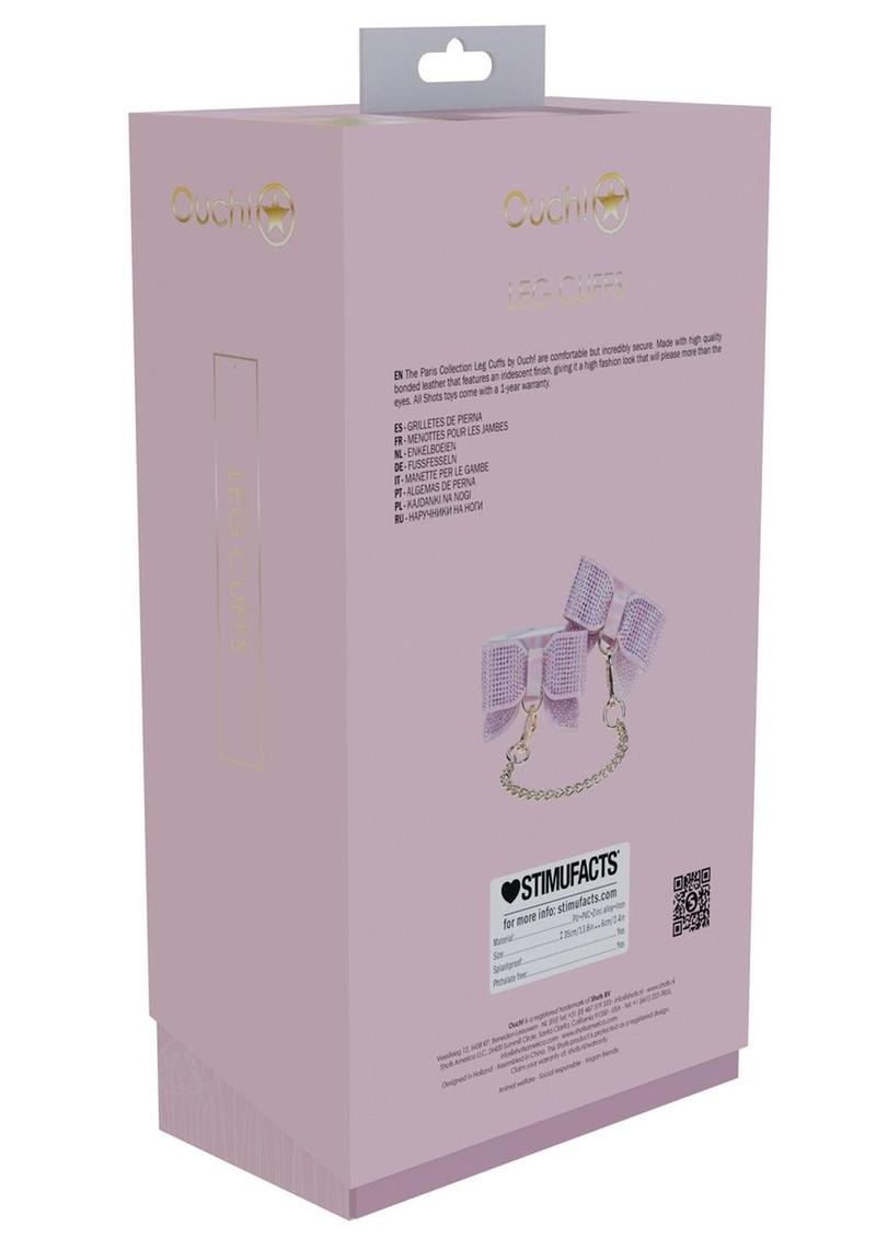 Paris pink leg cuffs