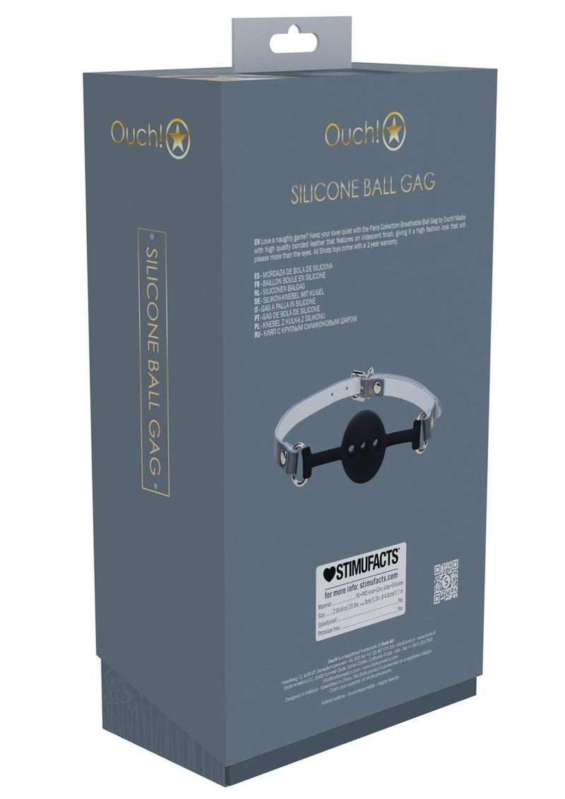Ouch Paris Ball Gag Black