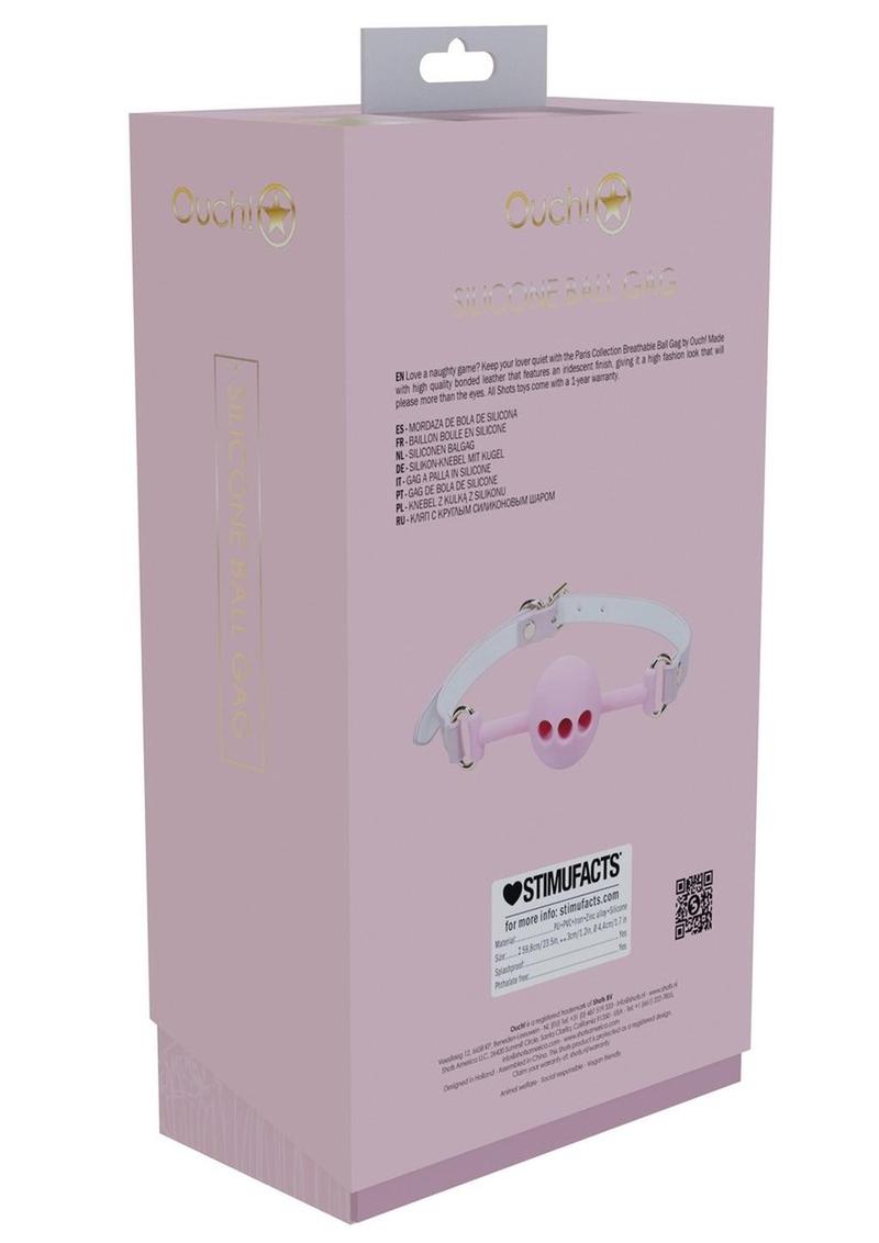 Paris pink ball gag