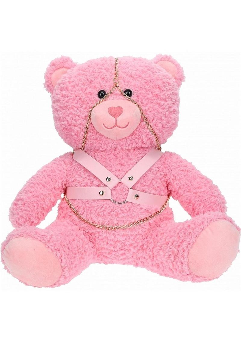 Sli Bear Bondage Fuzzy Lg Pink