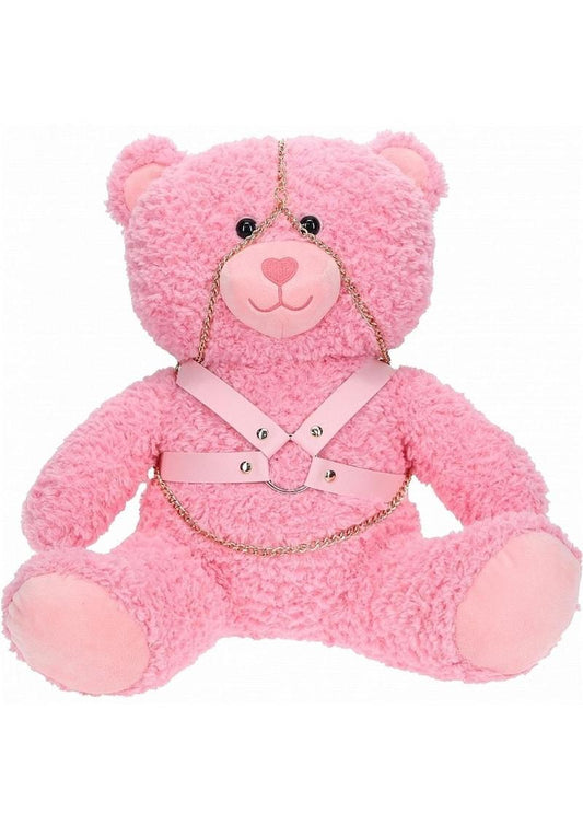 Sli Bear Bondage Fuzzy Lg Pink