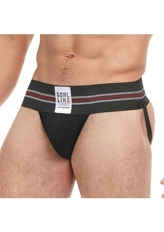 Goal Line Jock Blk L/XL