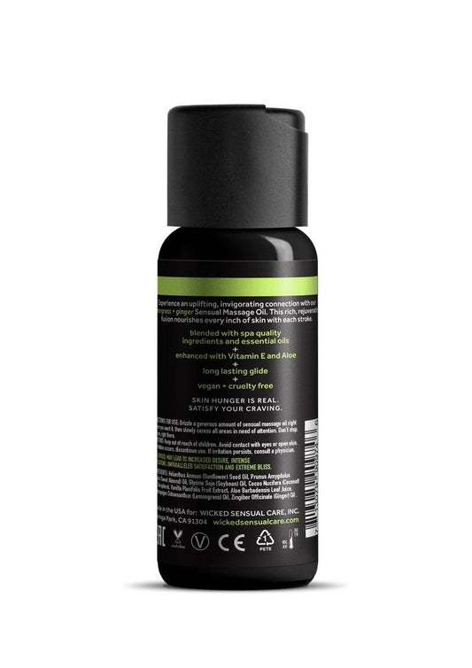 Wicked Lemon+Ginger Massage Oil