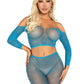 Rhinestone nd Fishnet Top and Tights