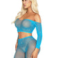 Rhinestone nd Fishnet Top and Tights