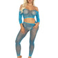 Rhinestone nd Fishnet Top and Tights